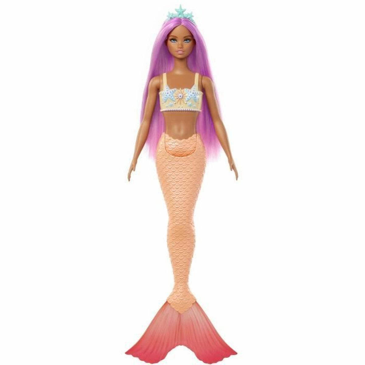 Poupée Barbie Sirene Rose-1