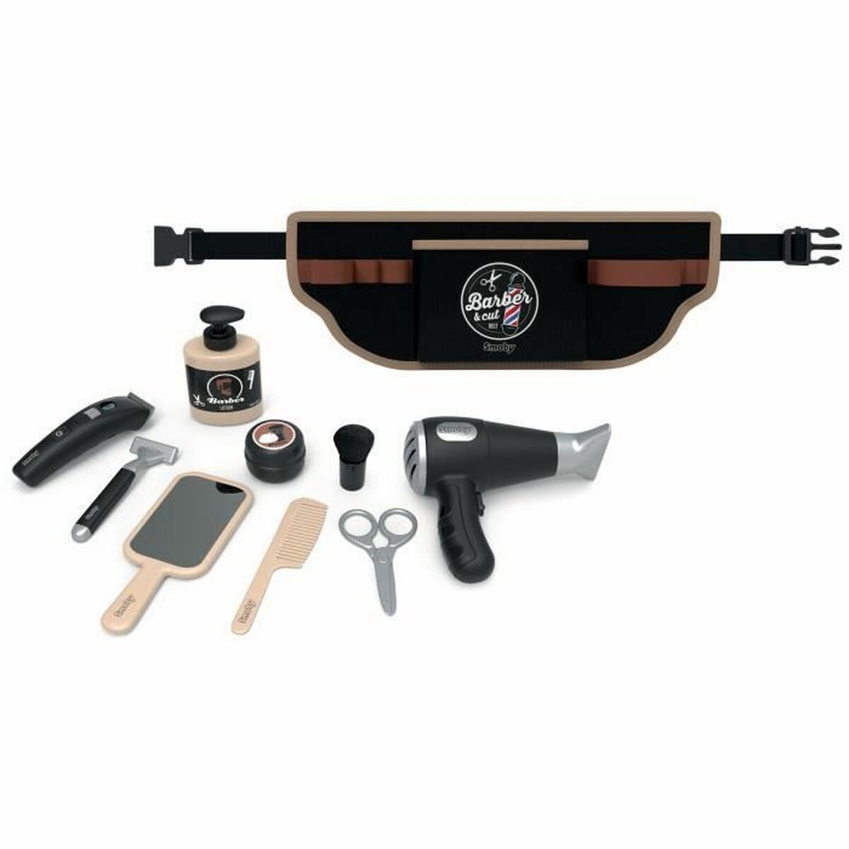 Krembriulė Smoby BARBER & CUT BELT Juoda-5