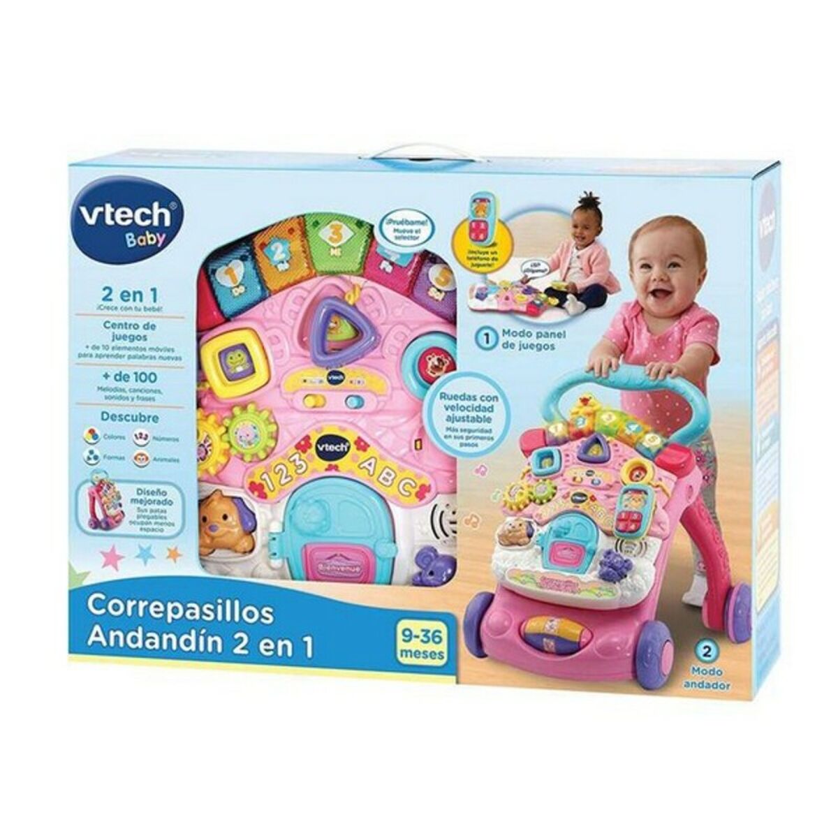 Pyörällinen kävelykehys Vtech 3480-505657-1