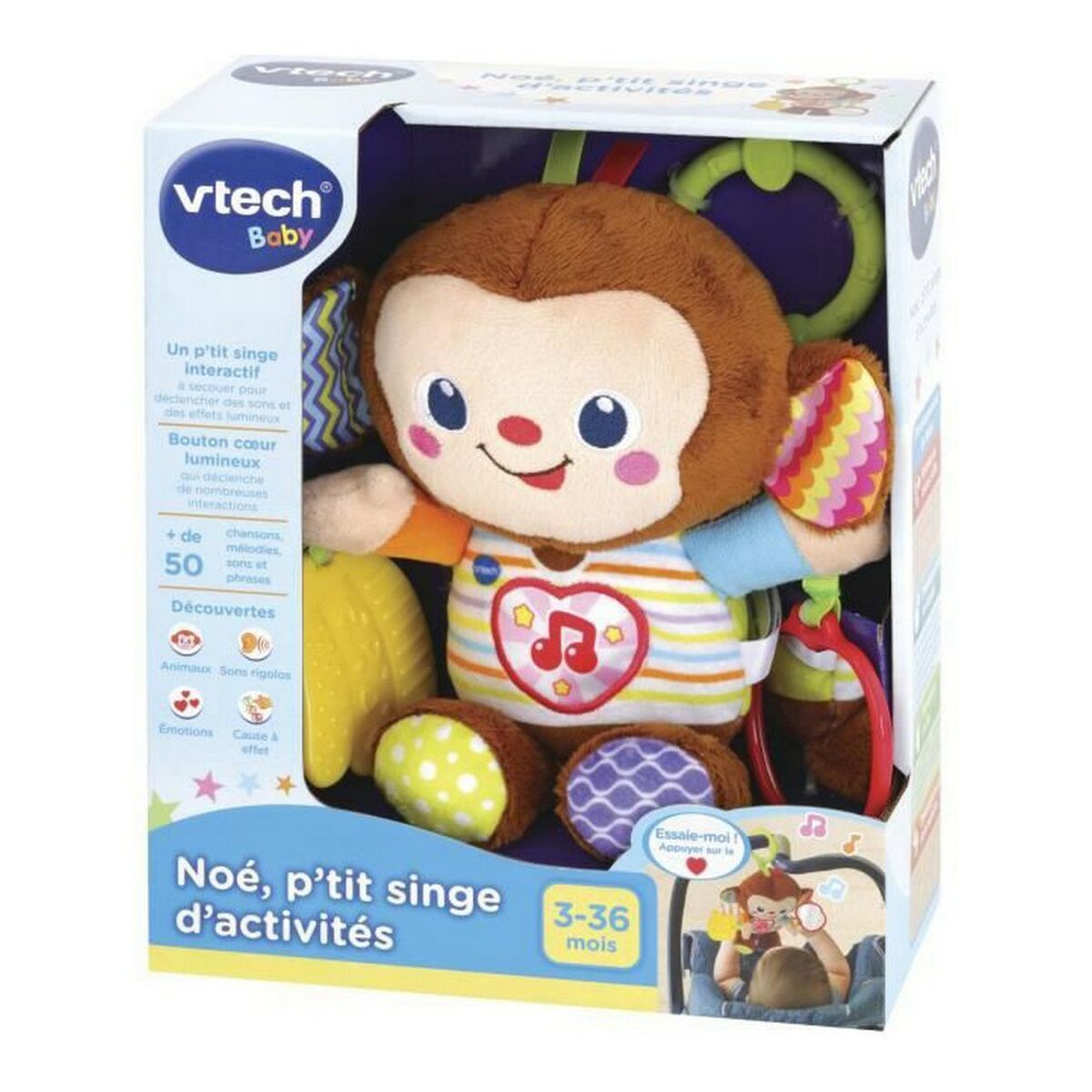 Spielzeug Vtech Baby Noé, p'tit singe d'activités-1