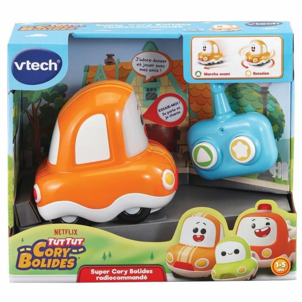 Kaugjuhitav Auto Vtech   Oranž Mitmevärviline-5