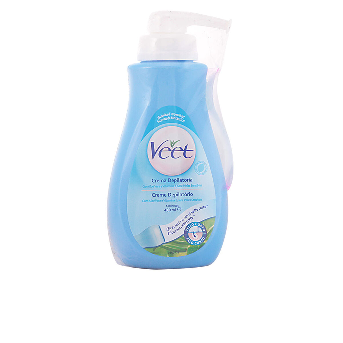 Body Hair Removal Cream Veet Sensitive skin Aloe Vera (400 ml)-0