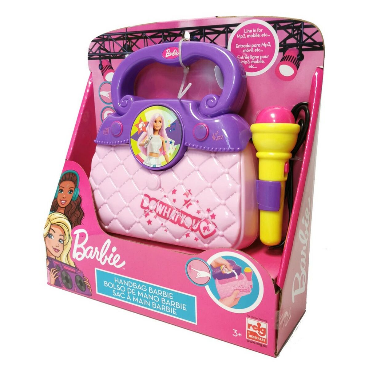 Karaoke Barbie 4409 Bolsa Roxo-3