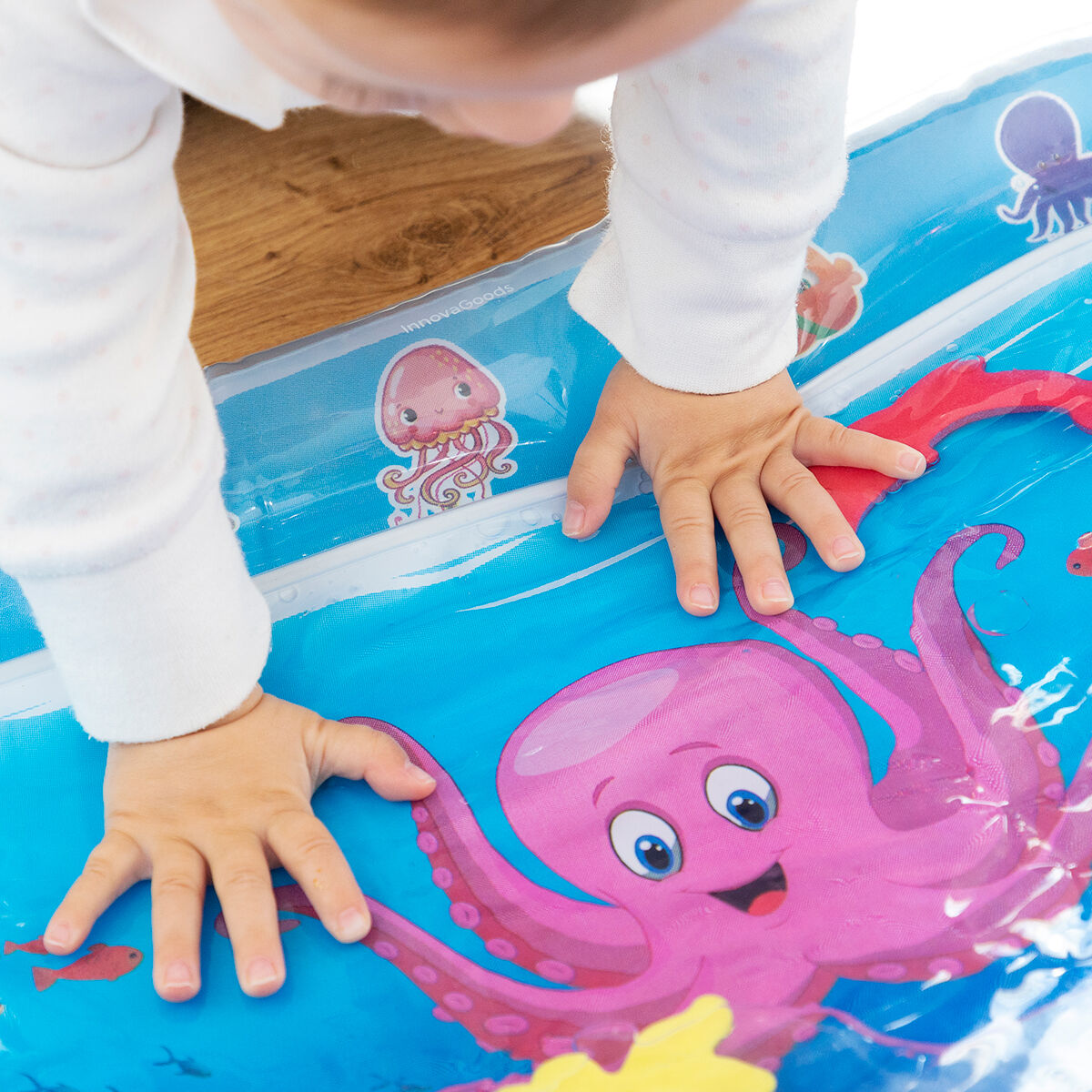 Inflatable Water Play Mat for Babies Wabbly InnovaGoods-12