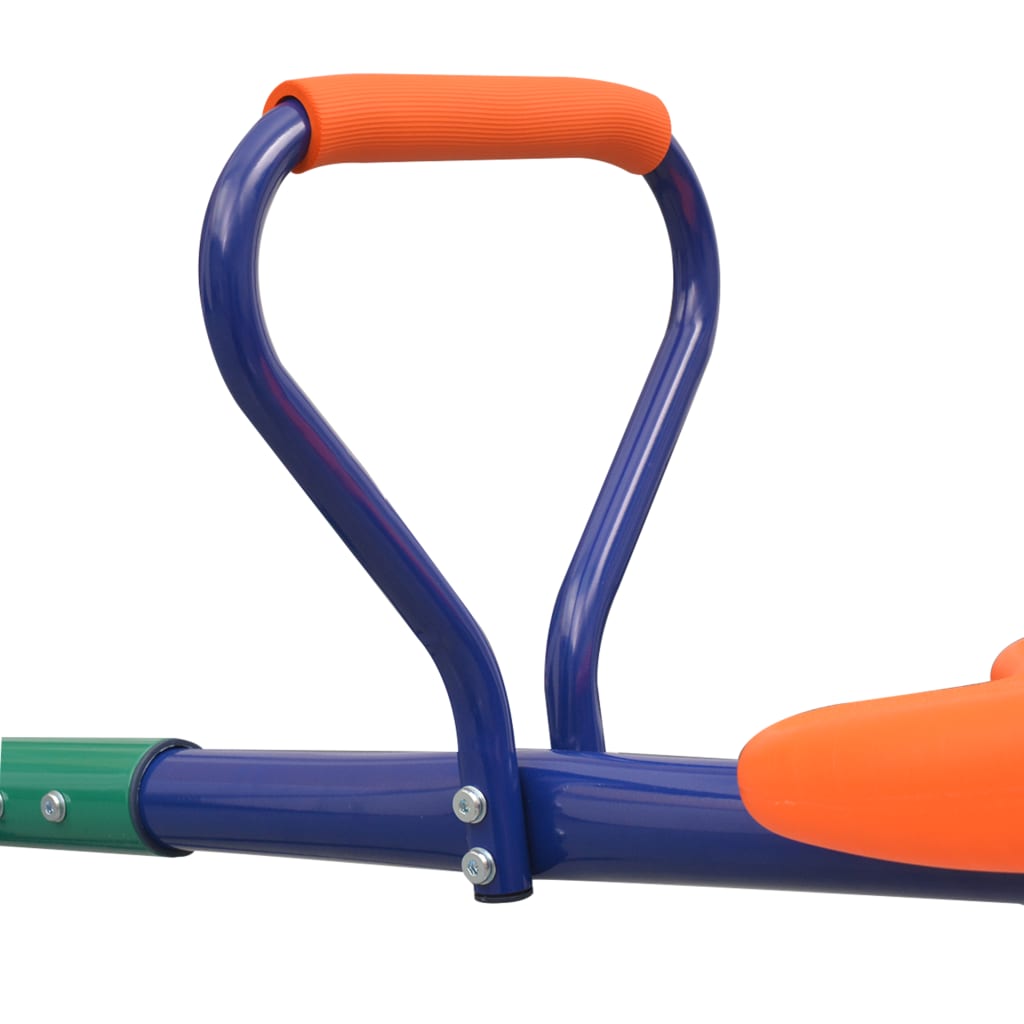 vidaXL 360-Degree Rotating Seesaw Orange-4