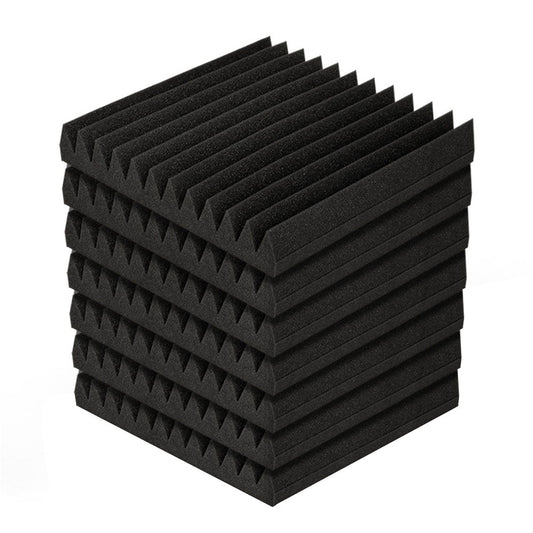 Alpha 40pcs Acoustic Foam Panels Tiles Studio Sound Absorbtion Wedge 30X30CM-0