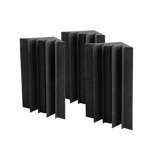 Alpha 40pcs Studio Acoustic Foam Corner Bass Trap Sound Absorption Treatment-0