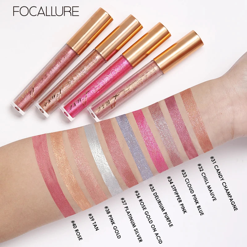 FOCALLURE Waterproof Liquid Lipstick Batom Red Velvet Lip Tint Brown Nude Matte Colourful Lipstick Makeup Cosmetics Maquiagem