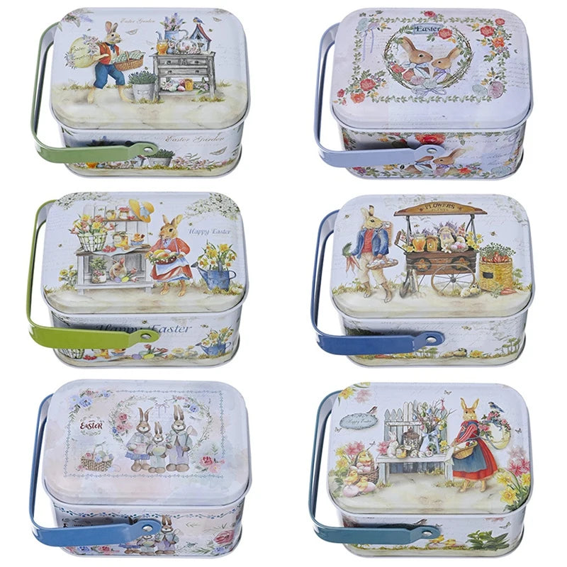 Easter Themed Decorative Storage Gift Tins