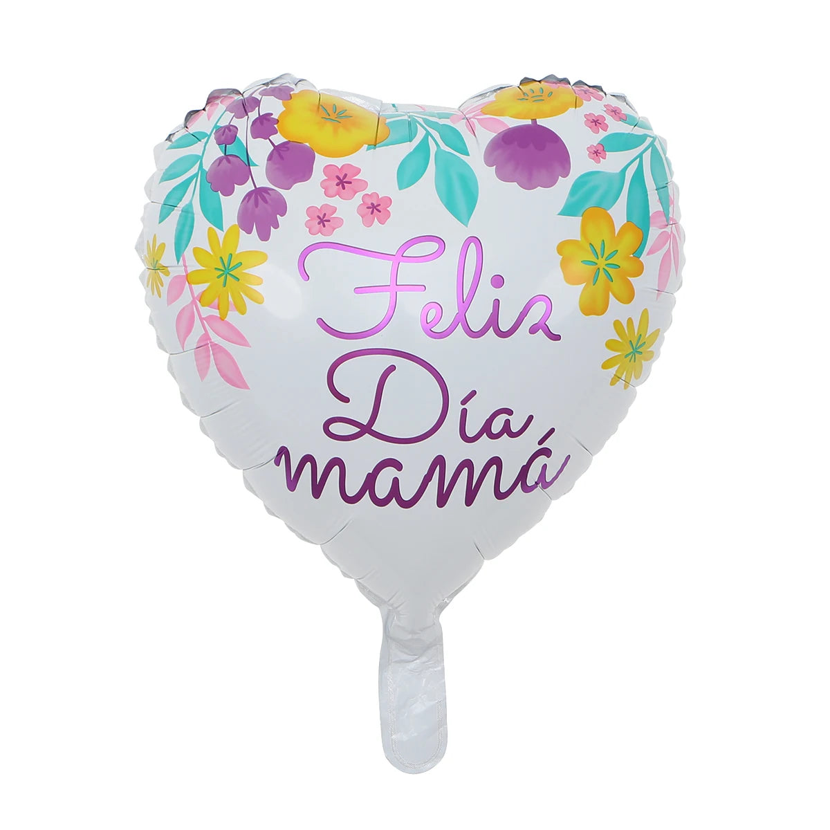 10pcs 18inch Printed Spanish mother Foil Balloons Mother's Day Heart Shape Helium Love Globos Decor Mama Balloon Gifts Balaos