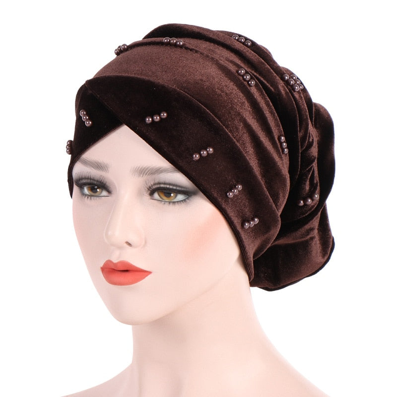 New Woman Hijabs Turban Head Cap Hat Beanie Ladies Hair Accessories Muslim Scarf Cap Hair Loss