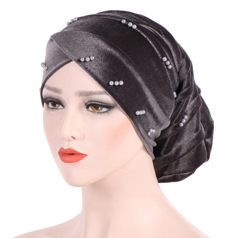 New Woman Hijabs Turban Head Cap Hat Beanie Ladies Hair Accessories Muslim Scarf Cap Hair Loss