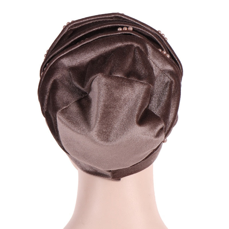 New Woman Hijabs Turban Head Cap Hat Beanie Ladies Hair Accessories Muslim Scarf Cap Hair Loss