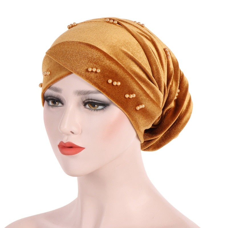 New Woman Hijabs Turban Head Cap Hat Beanie Ladies Hair Accessories Muslim Scarf Cap Hair Loss