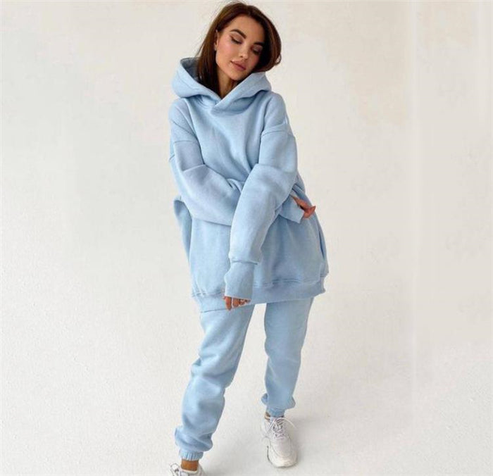 Sweatshirt Sportswear 2-Piece Set Women's 2 Pieces Set