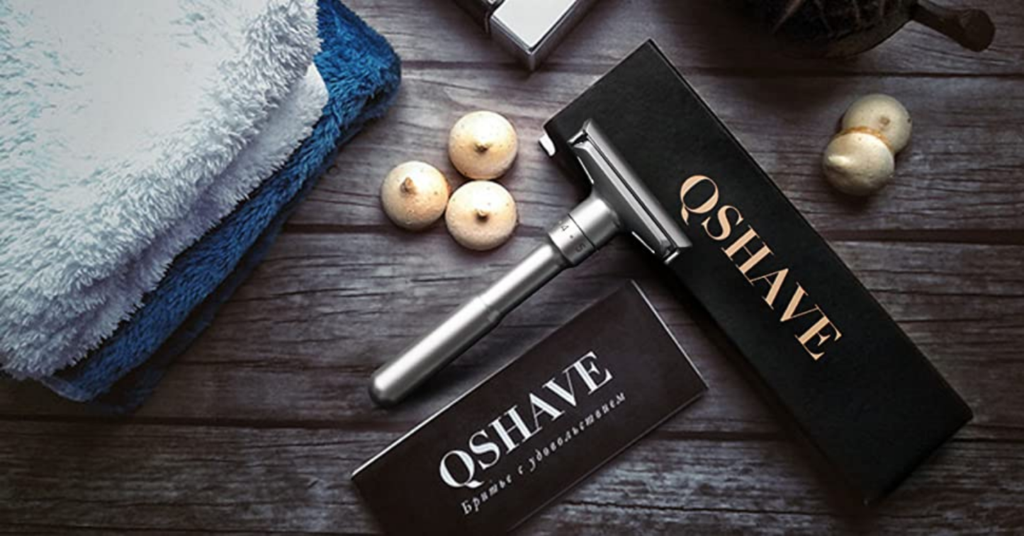 QSHAVE Adjustable  Double Edge Classic Safety Razor