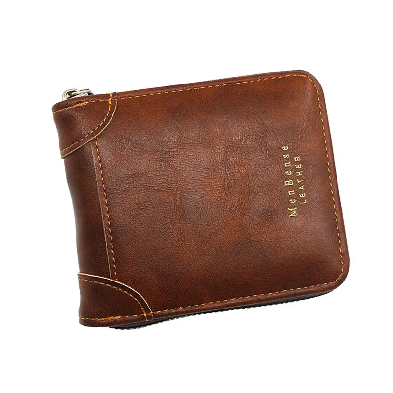 Men's Fashion Faux Leather Wallet with Card Holder