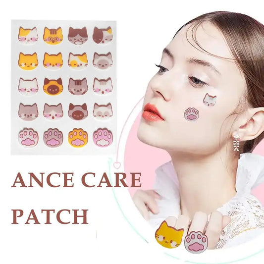 20pcs Acne Pimple Patch Sticker Waterproof Acne Treatment Pimple Remover Tool Blemish Spot Facial Mask SkinCare Hidden Pimple