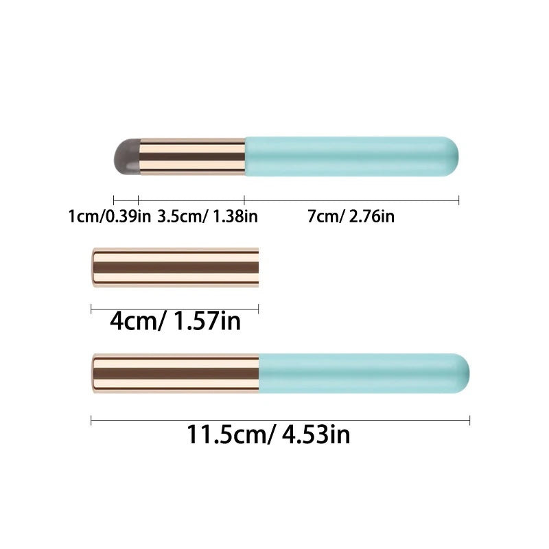 Silicone Lip Brush Angled Concealer Makeup Brush Tool Portable Round Head Like Fingertips Q Soft Lipstick Brush Concealer Brush