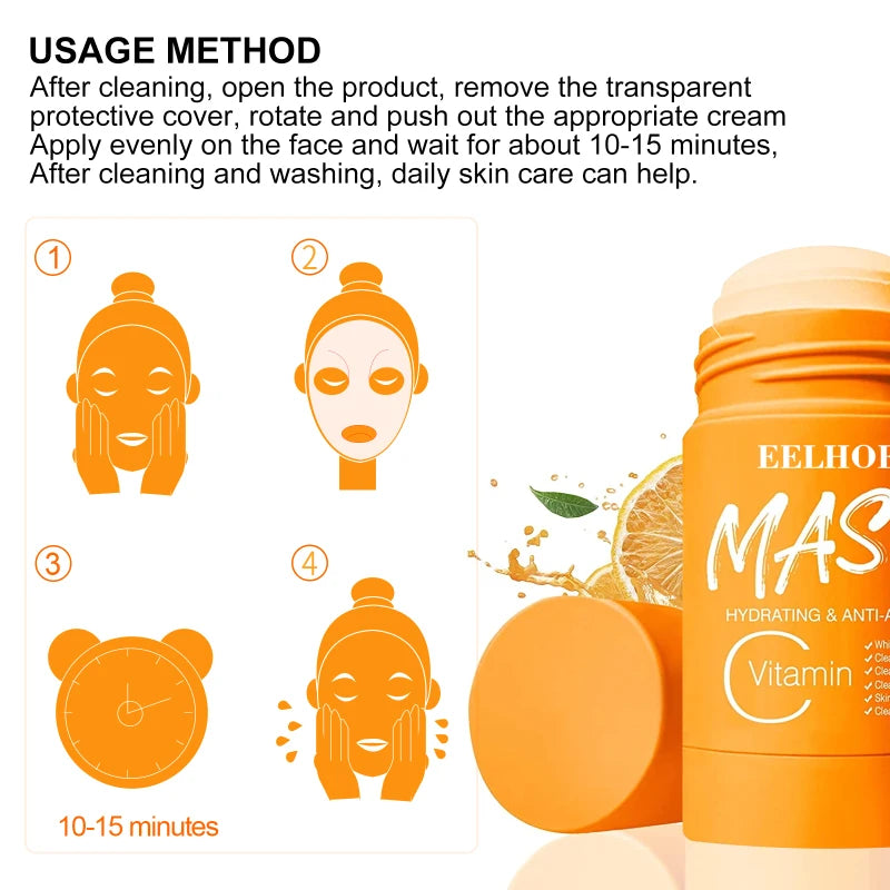 Acne Purifying Clay Mask Deeply Cleanse Pores Gentle And Effective Cleansing Stick Mask Natural Ingredients Skincare