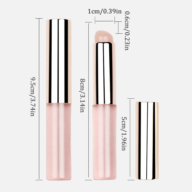 Silicone Lip Brush Angled Concealer Makeup Brush Tool Portable Round Head Like Fingertips Q Soft Lipstick Brush Concealer Brush