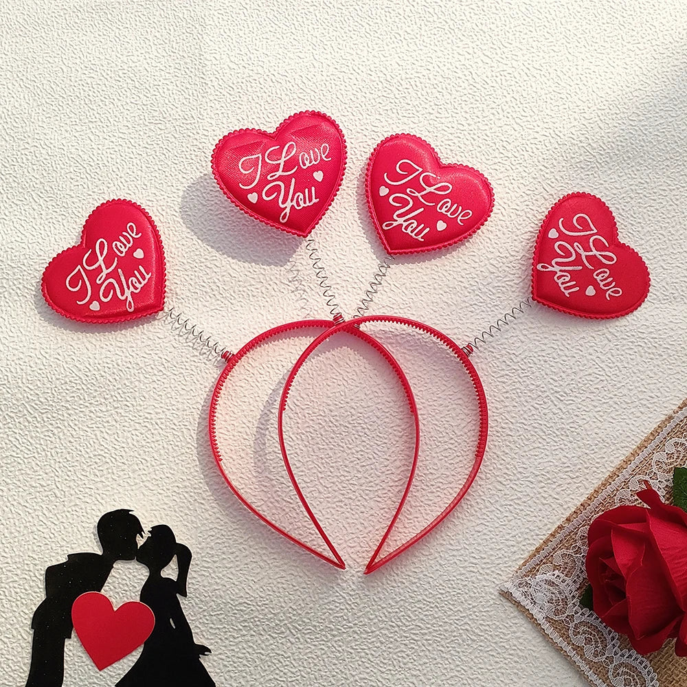 Valentine Heart Shaped Glasses &  Headbands