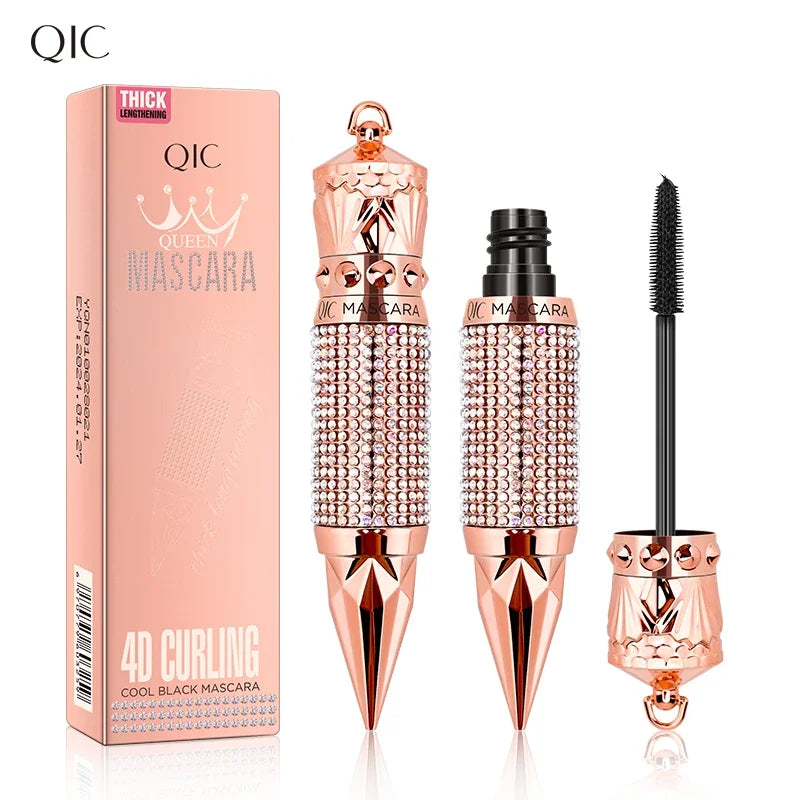 4D Silk Fiber Lashes Waterproof Mascara Eye Makeup Cosmetics Lash Extension Long-Lasting Natural Big Eye Make Up