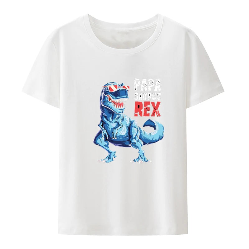 "Papasaurus Rex" Graphic Short Sleeve Tee