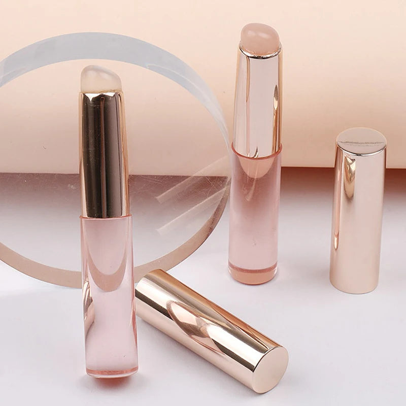 Silicone Lip Brush Angled Concealer Makeup Brush Tool Portable Round Head Like Fingertips Q Soft Lipstick Brush Concealer Brush