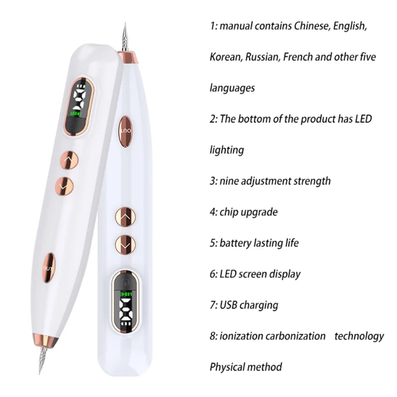 MEXI 9 Level Portable Mole Remover Pen