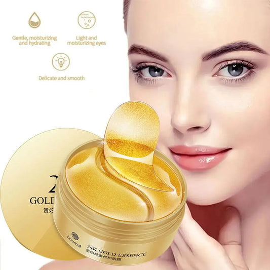 Skincare Products 24K Gold Hyaluronic Acid Eye Mask Remove Dark Eye Circles Collagen Eye Patches Korean Face Care Product