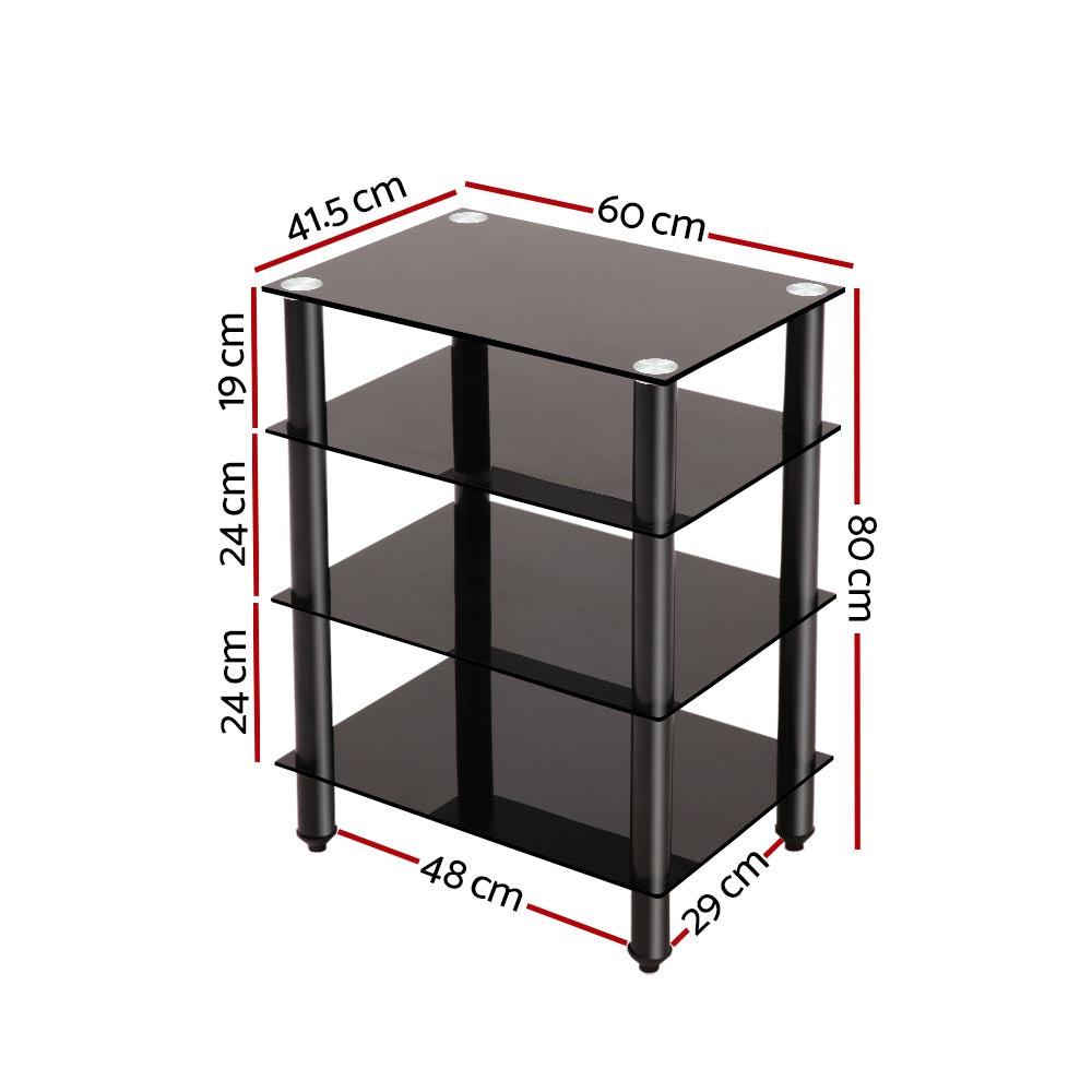 Artiss 4 Tier TV Media Stand-1