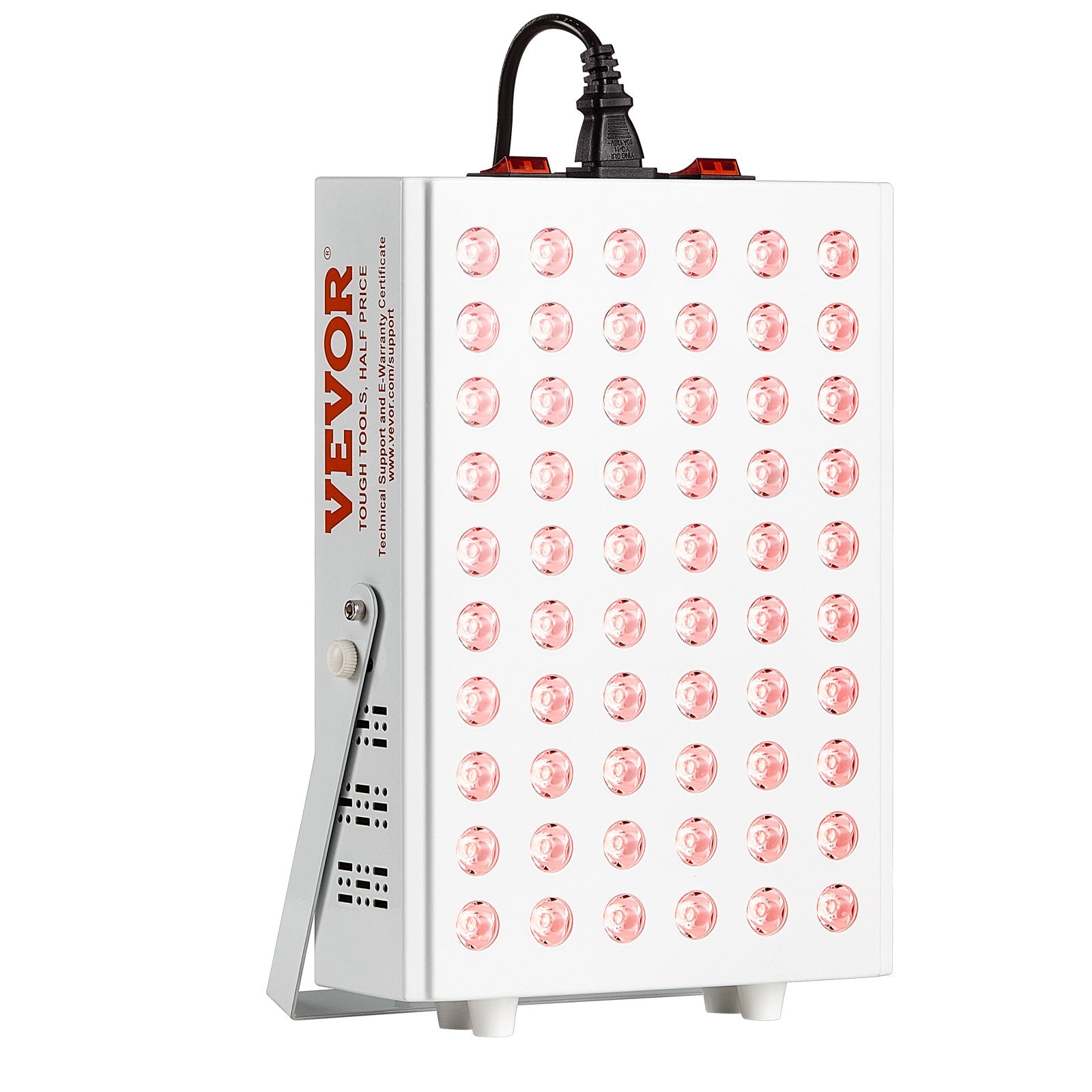 VEVOR Red Light Therapy for Body Face, 60 Dual-Chip LEDs, Red 660nm & Near Infrared 850nm Combo, High Power Red Light Therapy Panel for Recovery, Pain Relief, Wound Healing, Skin Health, 80W-7