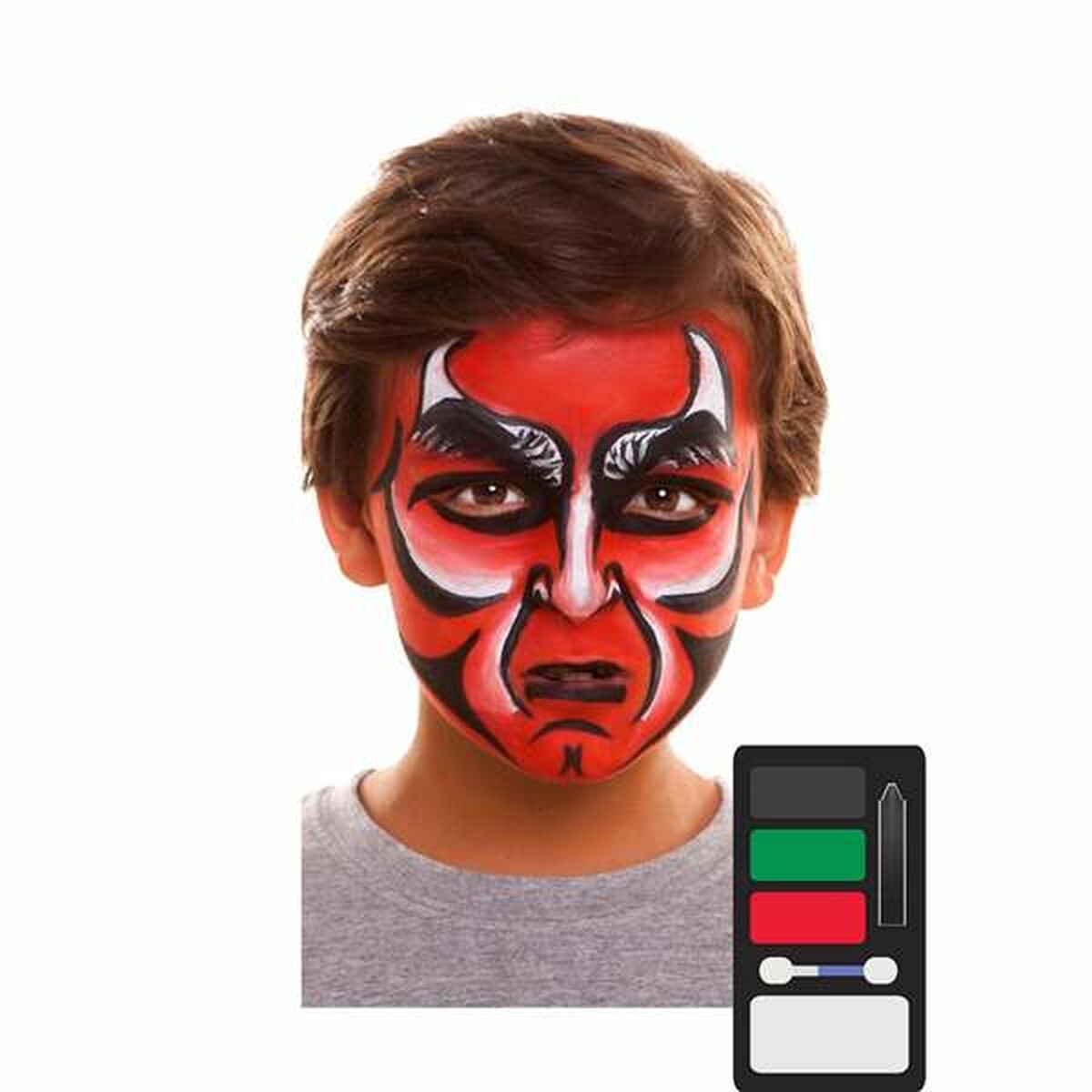 MY OTHER ME Rood Demon Costume Makeup Kit