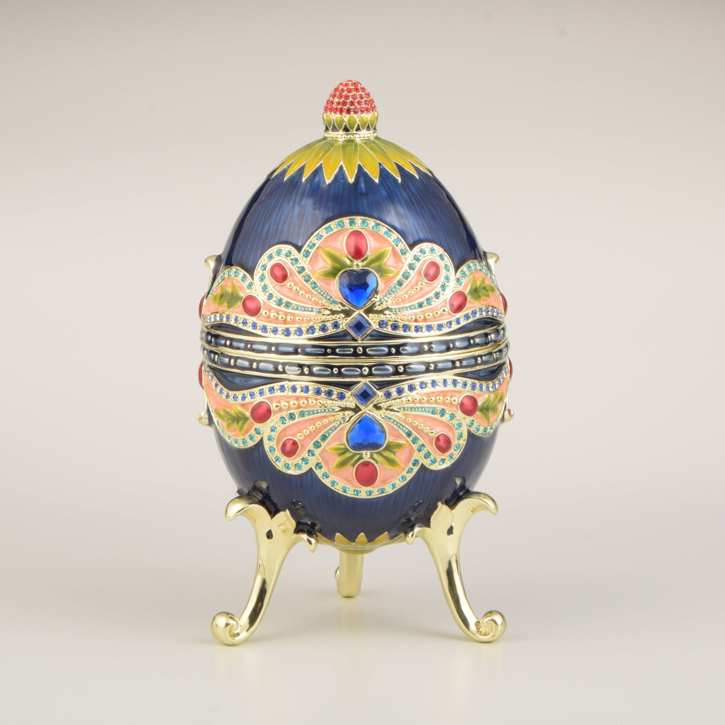 Blue Colorful Russian Egg-0