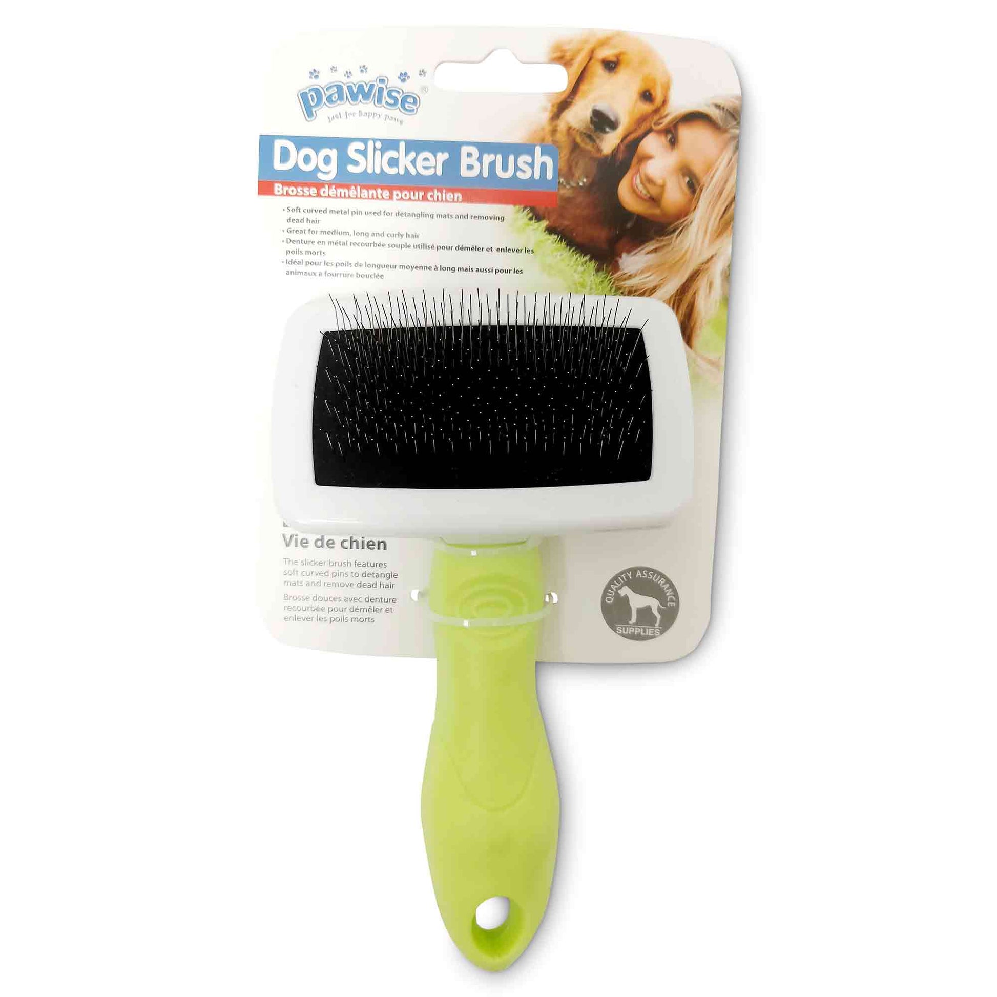 Dog Slicker Brush Small Cat Pet Undercoat Detangling Long Hair Grooming Pawise-2