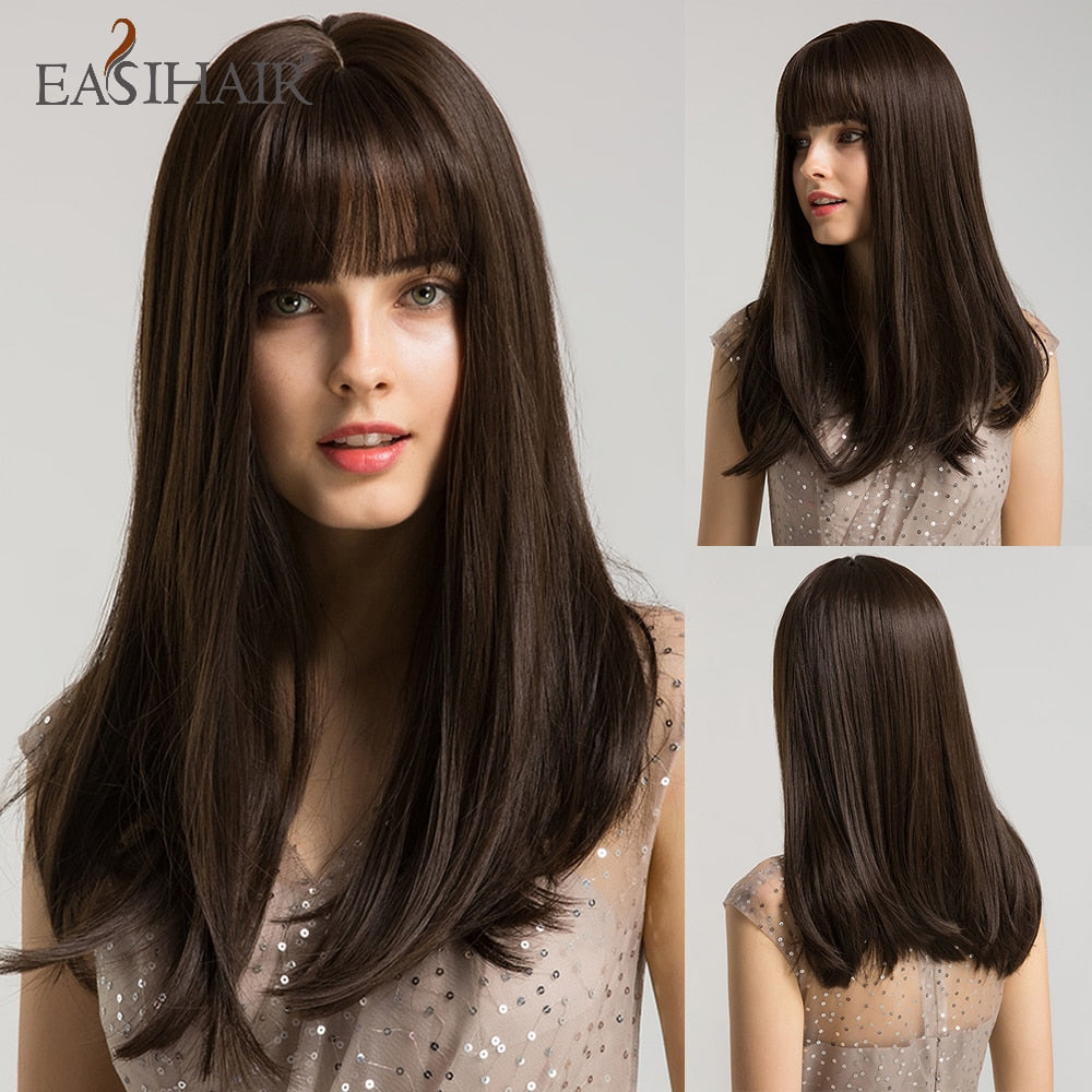 EASIHAIR Charming Layered Straight Synthetic Wig