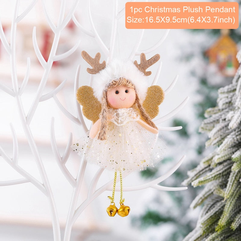 FENGRISE Navidad Angel Doll Christmas Ornaments