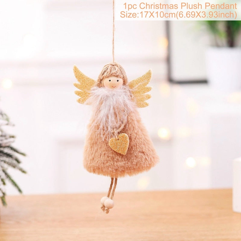 FENGRISE Navidad Angel Doll Christmas Ornaments