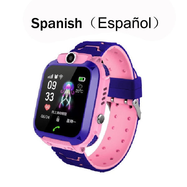 MEDIATECH SOS-IP67 Waterproof Smartwatch For Kids with Sim Card