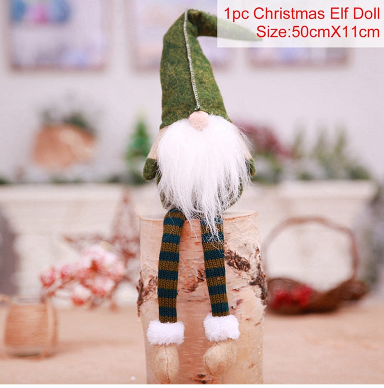 Cute & Snuggley Faceless Christmas Gnome Decor Dolls