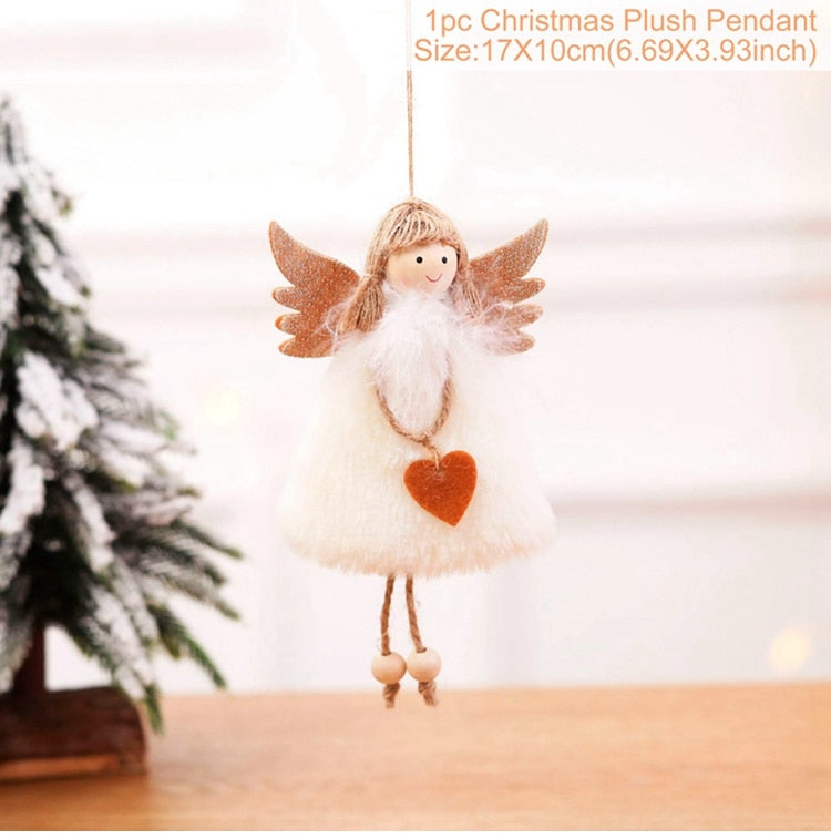 FENGRISE Navidad Angel Doll Christmas Ornaments