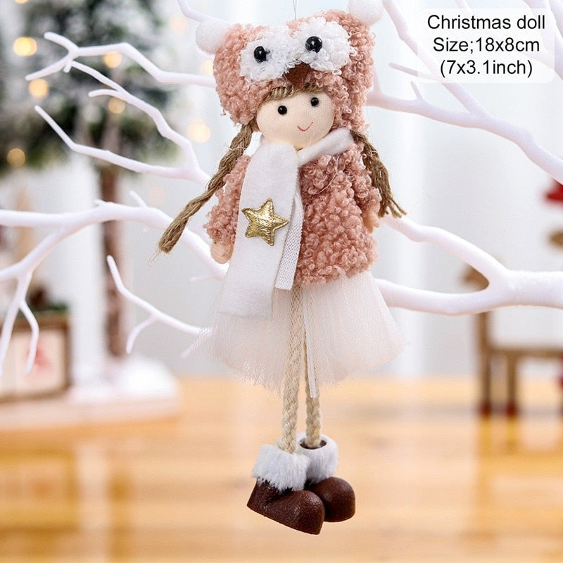 FENGRISE Navidad Angel Doll Christmas Ornaments