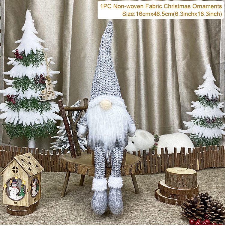 Cute & Snuggley Faceless Christmas Gnome Decor Dolls