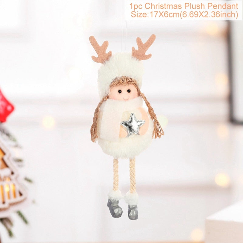 FENGRISE Navidad Angel Doll Christmas Ornaments