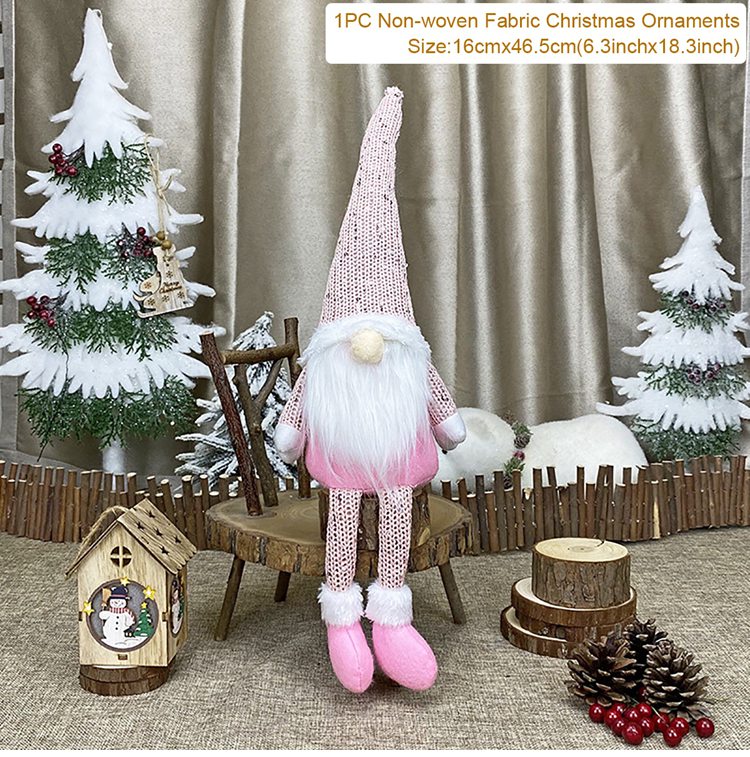 Cute & Snuggley Faceless Christmas Gnome Decor Dolls