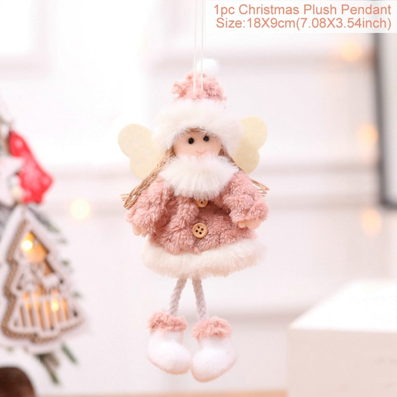 FENGRISE Navidad Angel Doll Christmas Ornaments