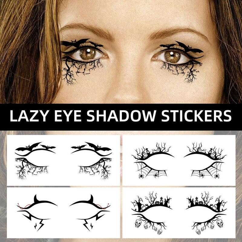 Waterproof Temporary Horror Eye-Makeup Stickers (4PC SET)