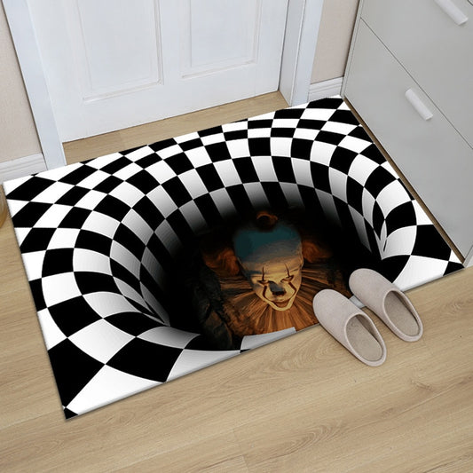 3D Horror Home Endless Void Illusion Carpet