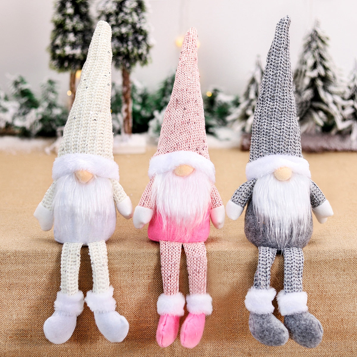 Cute & Snuggley Faceless Christmas Gnome Decor Dolls